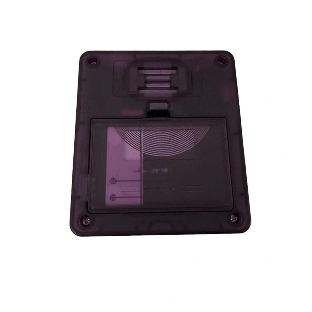 Retro 8-Bit Mini Video Game Console in Clear Purple